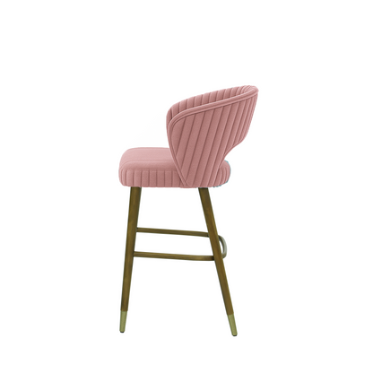 Scaun insula catifea ALBASTRA | model THOMAS