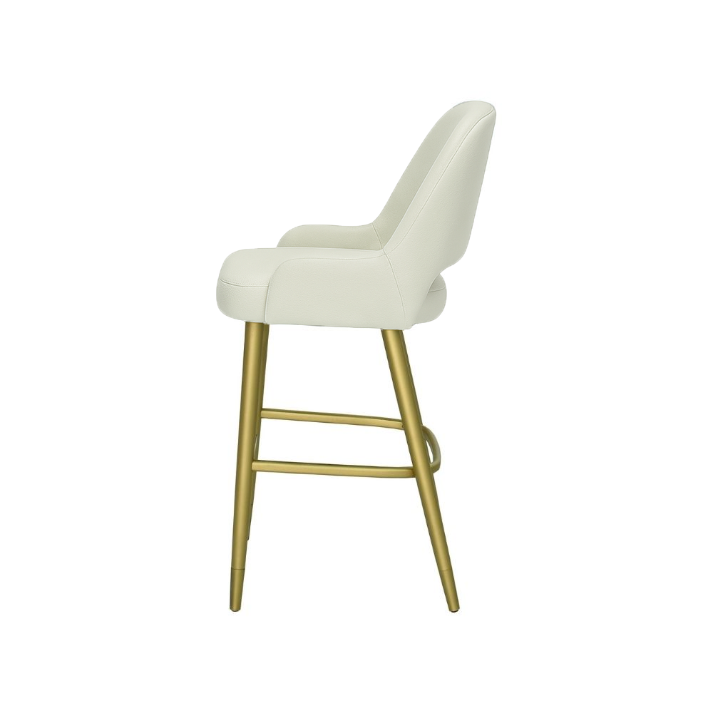 Scaun insula piele GALBENA | model HUGO