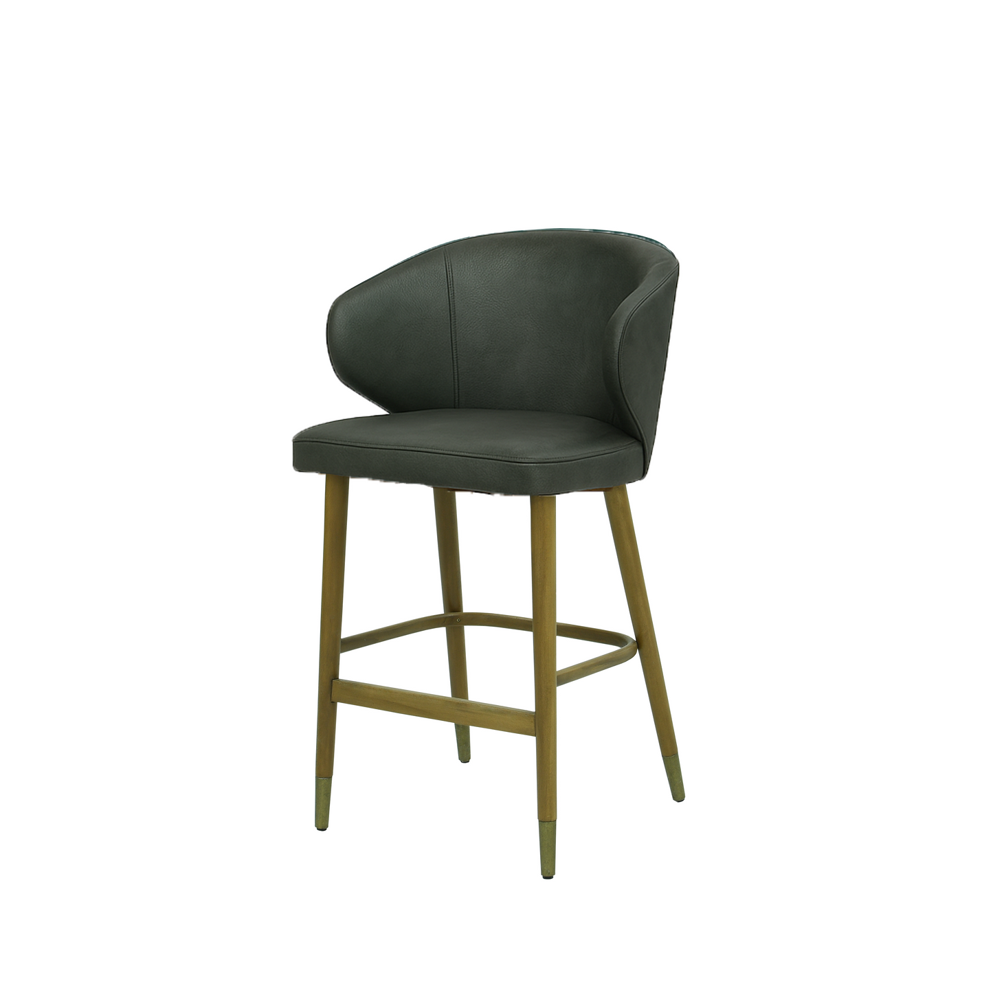 Scaun insula piele naturala GALBENA | model CAPRICE