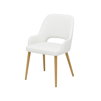 Scaun piele GALBENA | model HUGO