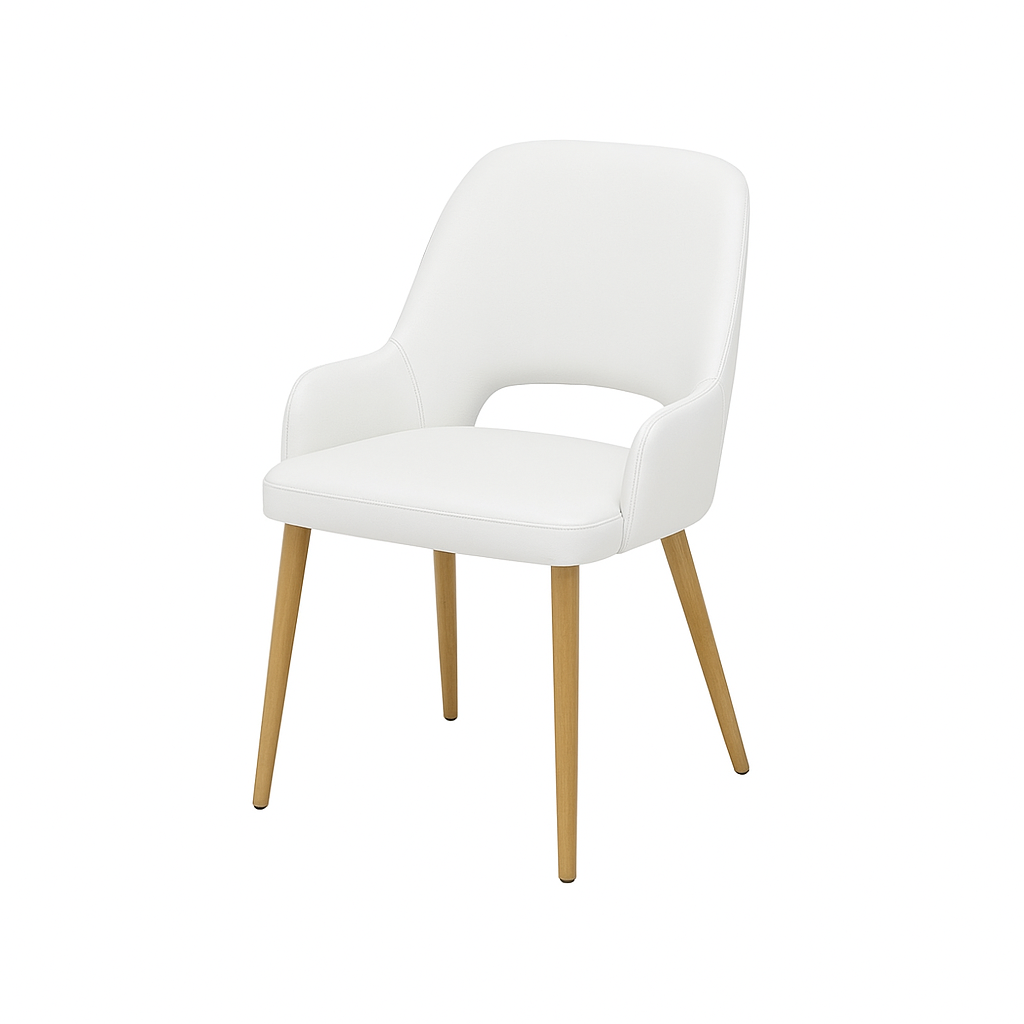 Scaun piele BEJ | model HUGO