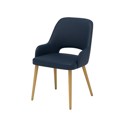 Scaun piele ALBASTRA | model HUGO