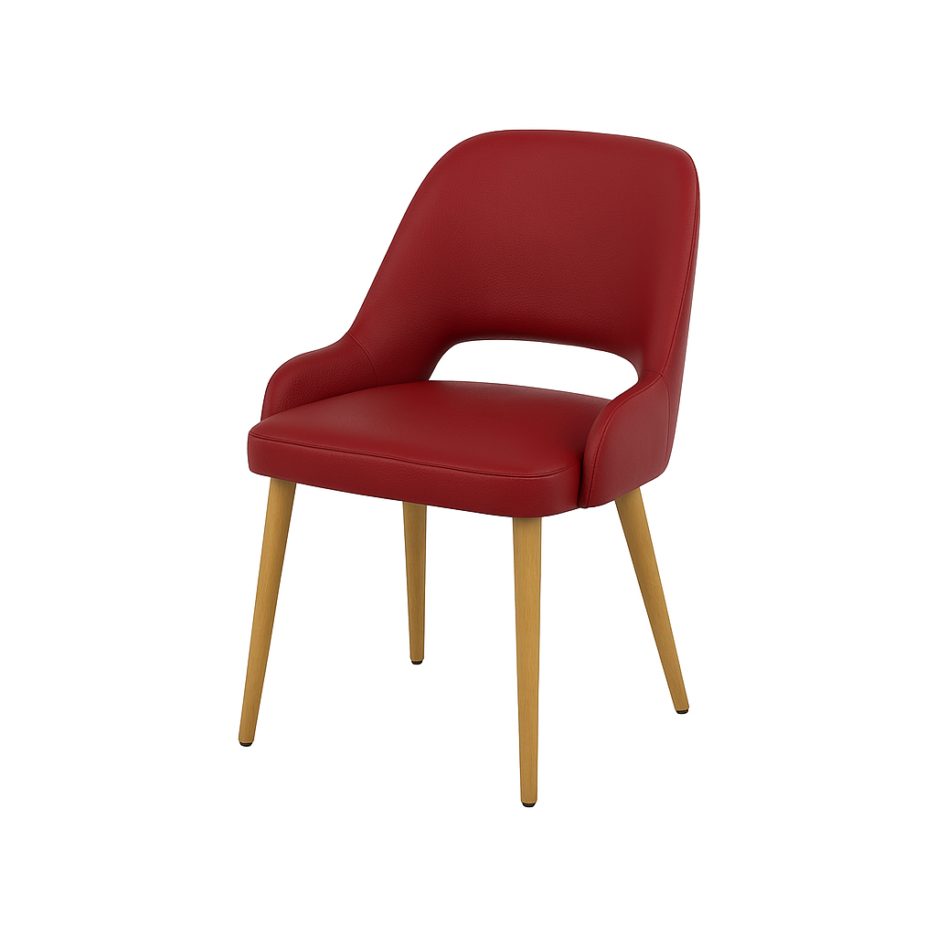 Scaun piele ALBASTRA | model HUGO