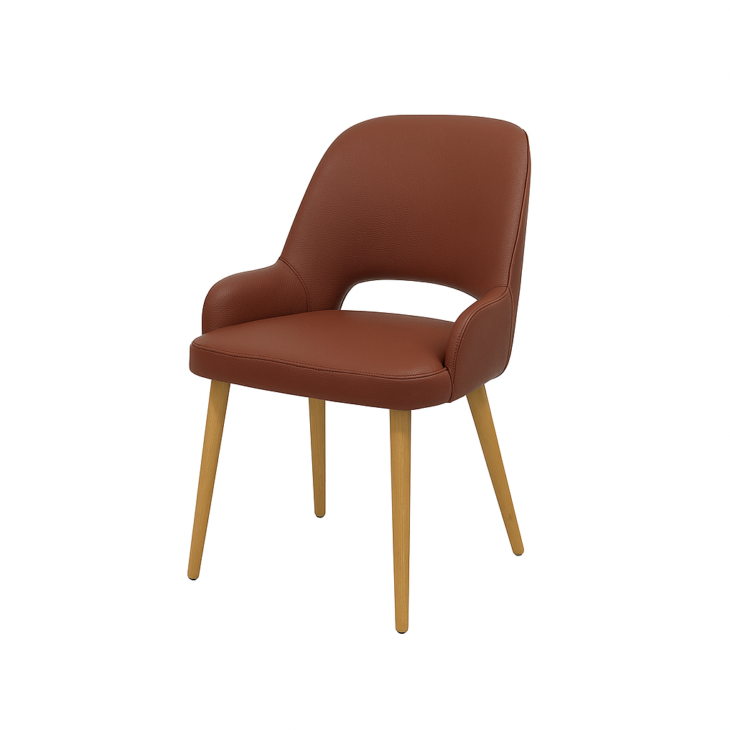 Scaun piele ALBASTRA | model HUGO