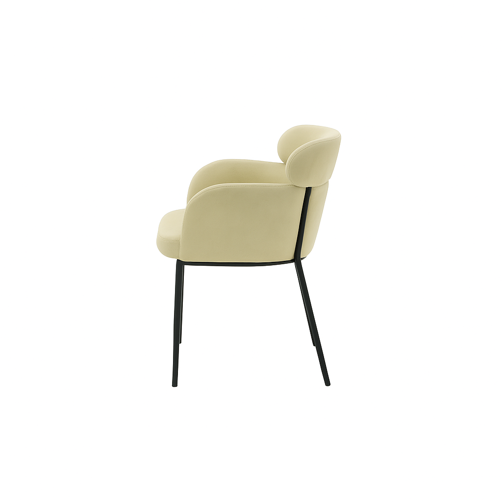 Scaun piele GALBENA | model LENY