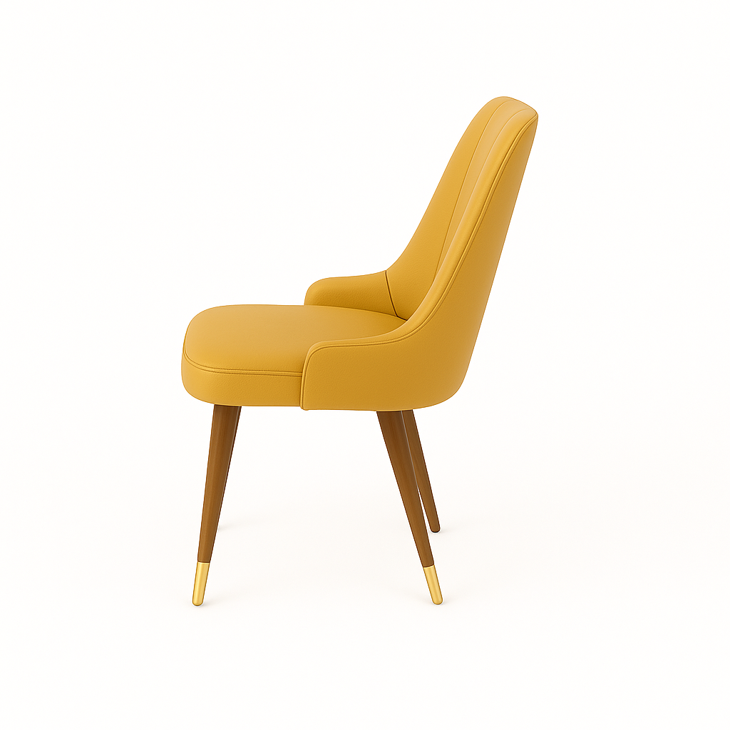 Scaun piele GALBENA | model MIRAY