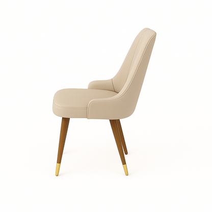 Scaun piele BEJ | model MIRAY