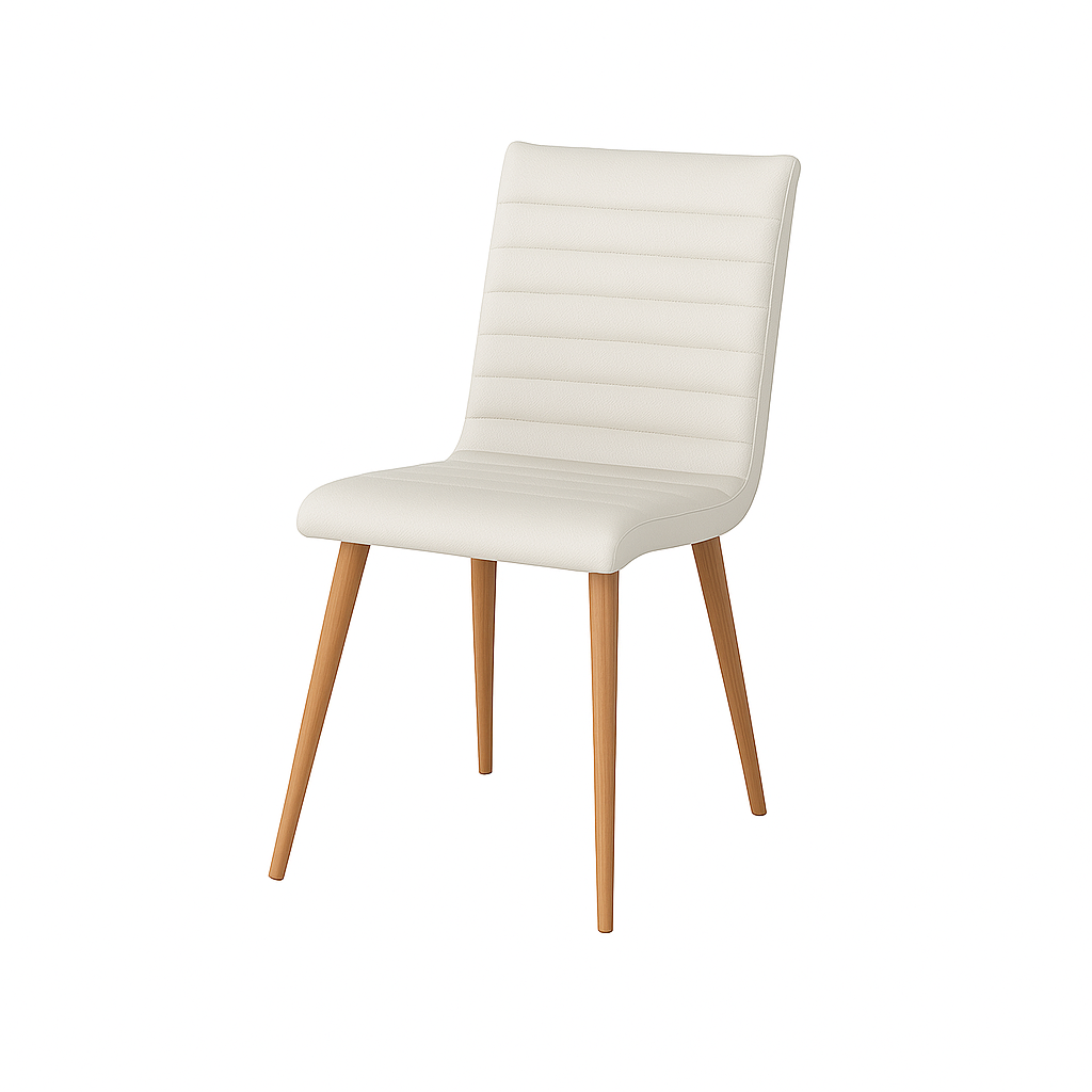 Scaun piele BEJ | model RIGA