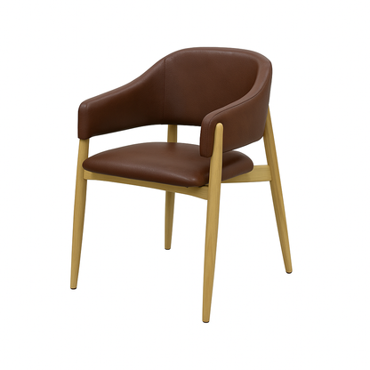 Scaun piele ALBASTRA | model ALMA