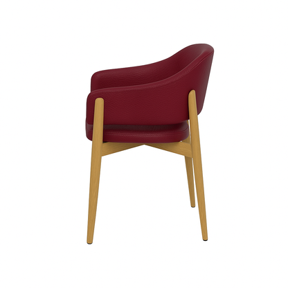 Scaun piele GALBENA | model ALMA