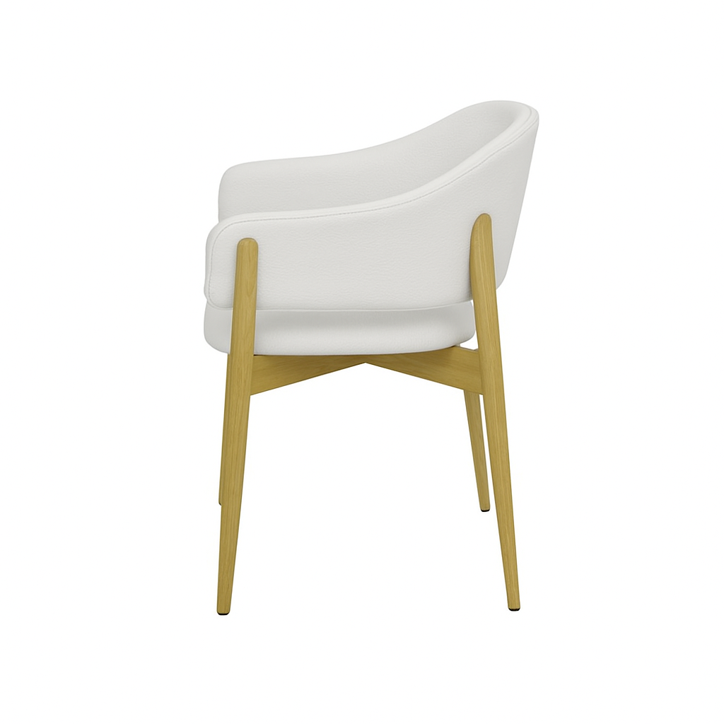 Scaun piele ALBASTRA | model ALMA