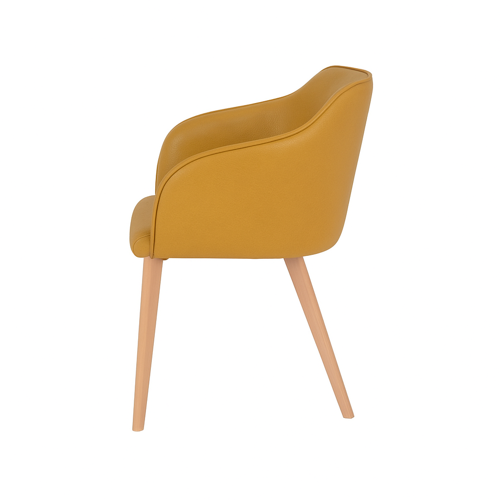 Scaun piele BEJ | model CROCO