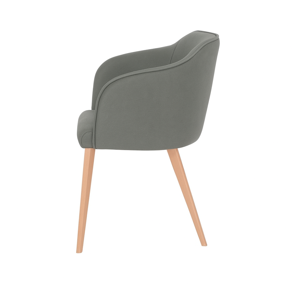 Scaun piele ALBA | model CROCO