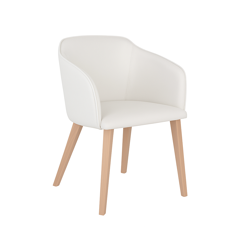 Scaun piele ALBA | model CROCO