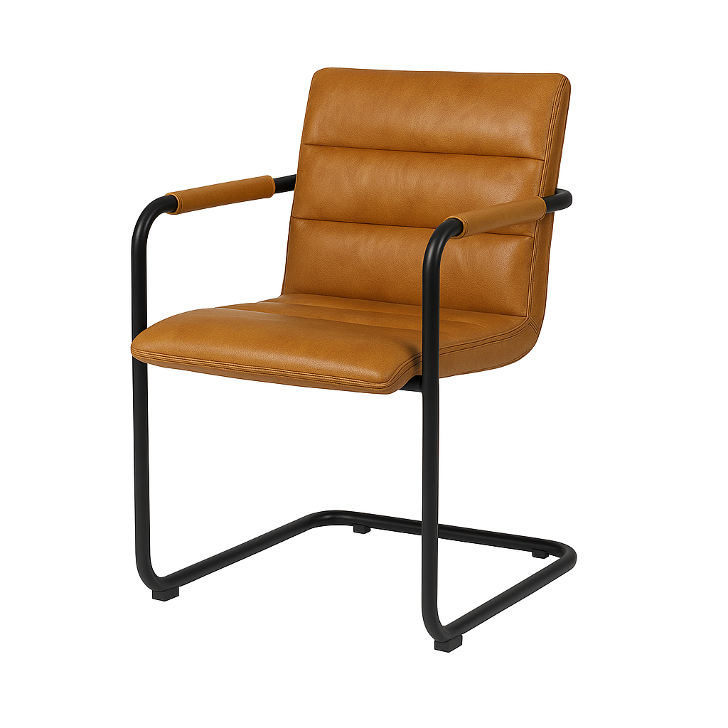 Scaun piele MARO DESCHIS | model FLOR