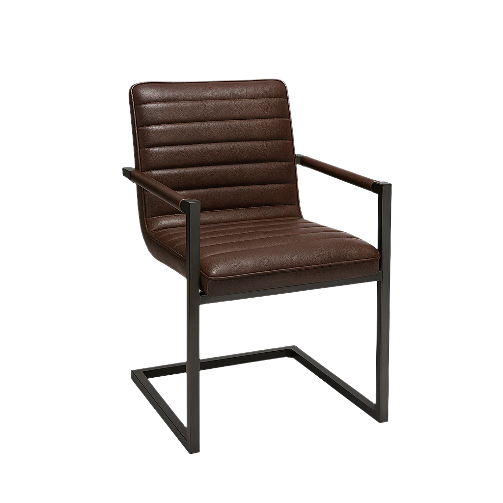 Scaun piele MARO INCHIS | model INDU WAVE S