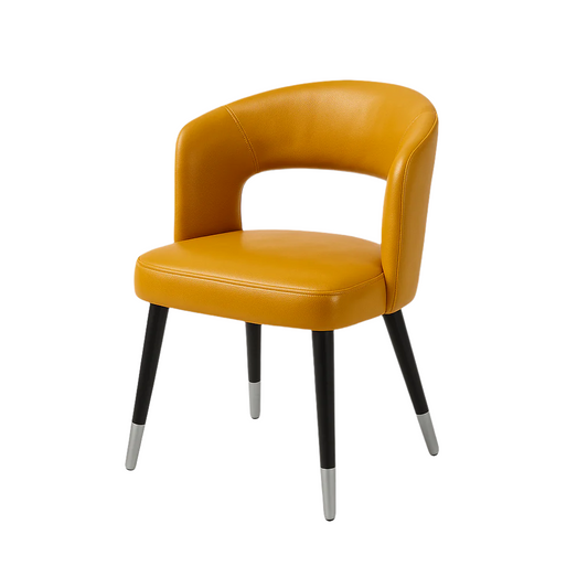 Scaun piele GALBENA | model SANDY